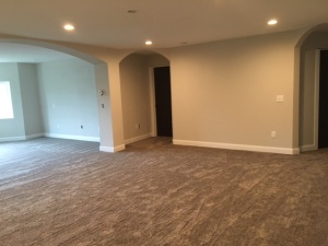 Common upstairs area is carpeted with Mohawk carpet, Hope Mills Place.